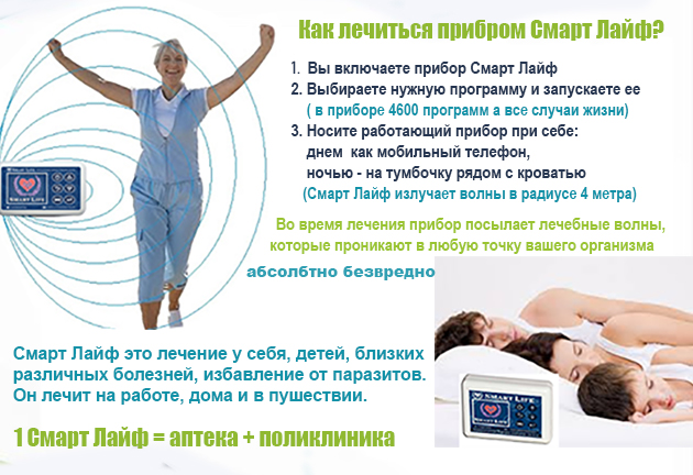 Как лечат приборы Смарт Лайф центр Возрождение здоровья Киев